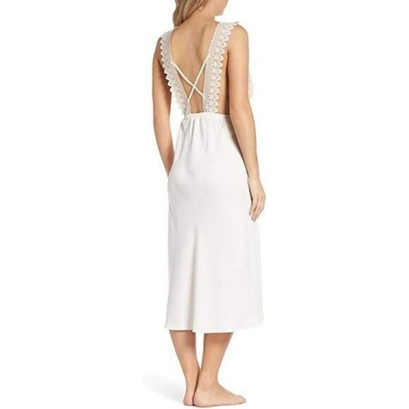 Flora Nikrooz Sleepwear Blythe Nightgown Ivory small - Picture 6 of 11